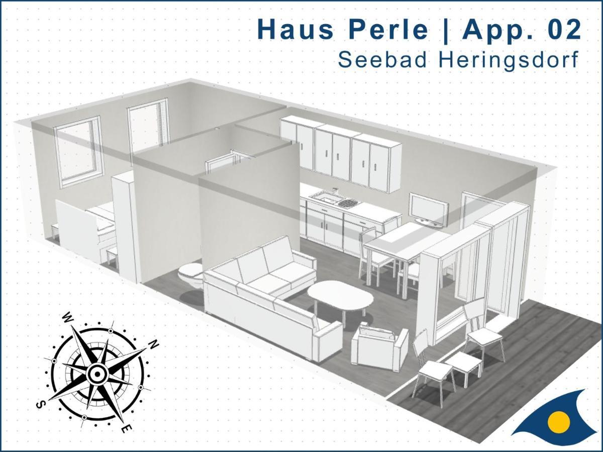 Haus Perle Whg 02 Apartment Heringsdorf  Bagian luar foto